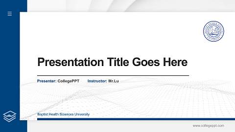 Baptist Health Sciences University Thesis Proposal/Graduation Defense PPT Template