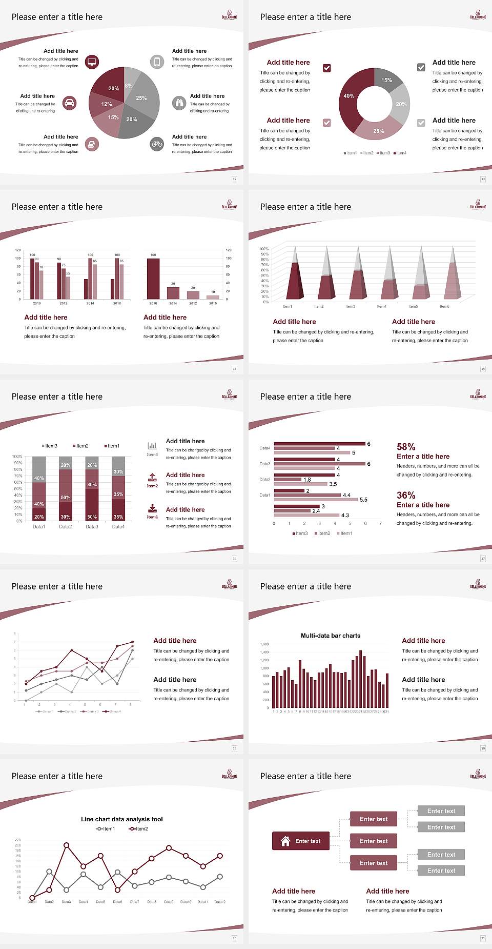 Bellarmine University Course/Courseware Creation PPT Template4:3 ratio PPT effect preview image3
