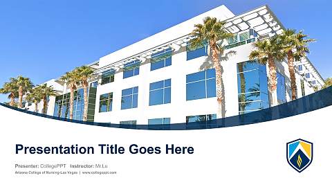 Arizona College of Nursing-Las Vegas Course/Courseware Creation PPT Template
