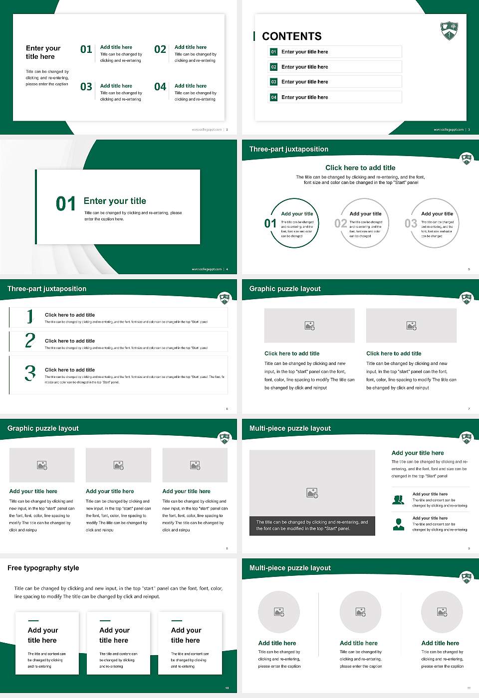 Arkansas Colleges of Health Education Academic Presentation/Research Findings Report PPT Template16:9 ratio PPT effect preview image2
