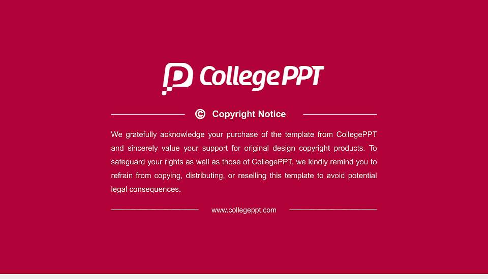 Austin College Thesis Proposal/Graduation Defense PPT Template16:9 ratio PPT effect preview image5