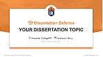 Baker University Graduation Thesis Defense PPT Template