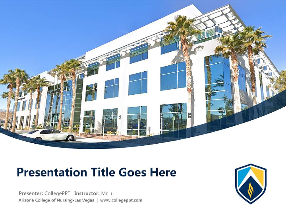 Arizona College of Nursing-Las Vegas Course/Courseware Creation PPT Template4:3 ratio PPT effect preview image5