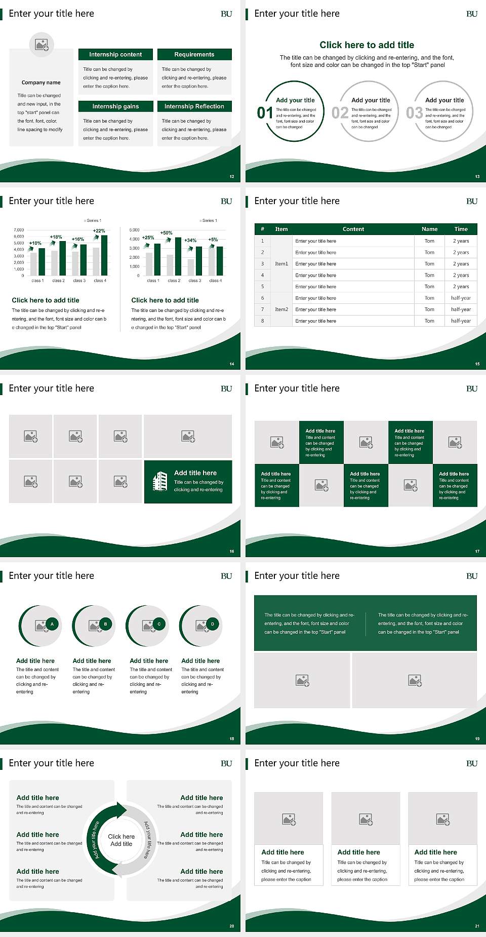 Belhaven University Lecture Sharing and Networking Event PPT Template4:3 ratio PPT effect preview image3