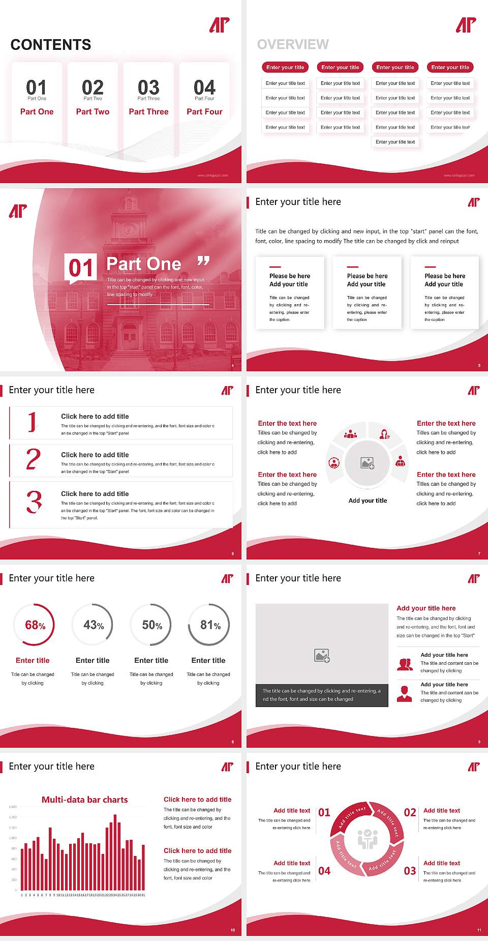 Austin Peay State University Lecture Sharing and Networking Event PPT Template4:3 ratio PPT effect preview image2