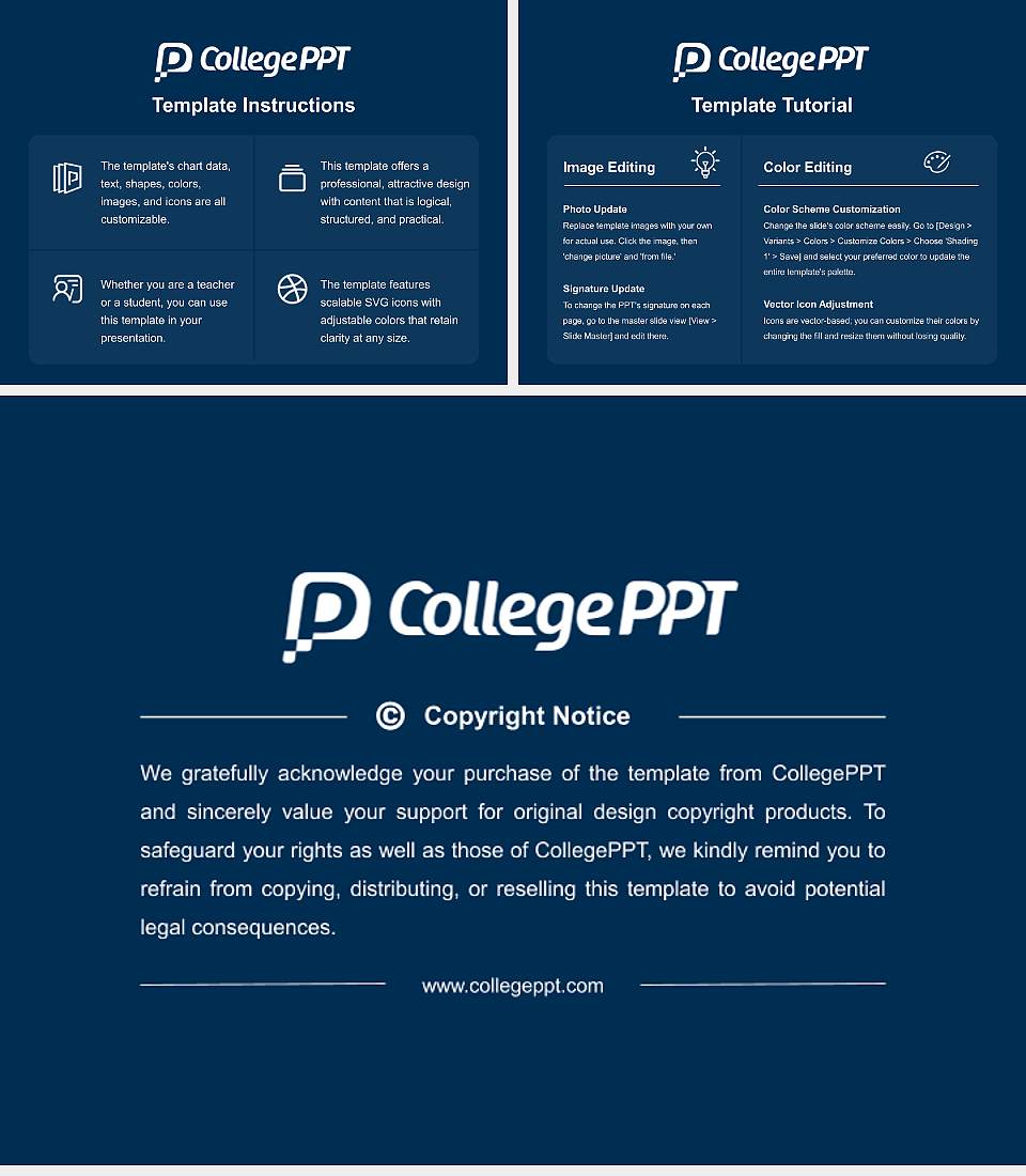 Beloit College Academic Presentation/Research Findings Report PPT Template4:3 ratio PPT effect preview image5