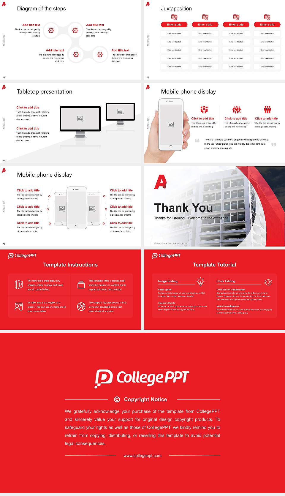 Atlantis University Competition/Entrepreneurship Contest PPT Template16:9 ratio PPT effect preview image9