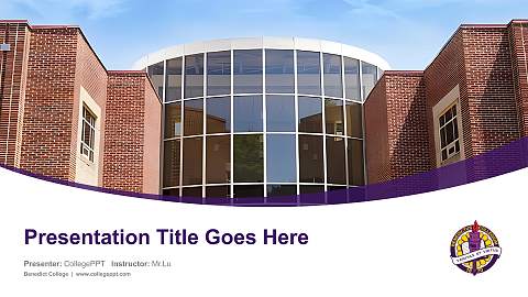 Benedict College Course/Courseware Creation PPT Template