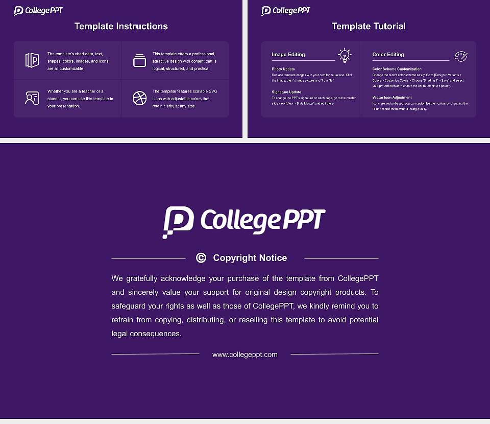 Benedict College Course/Courseware Creation PPT Template16:9 ratio PPT effect preview image5