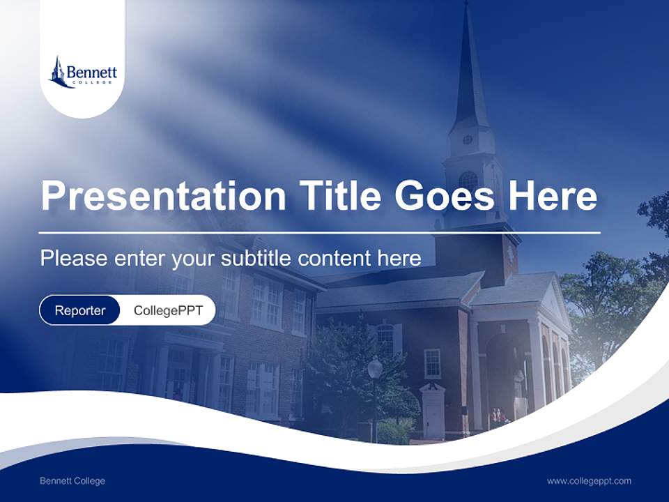 Bennett College Lecture Sharing and Networking Event PPT Template4:3 ratio PPT effect preview image4