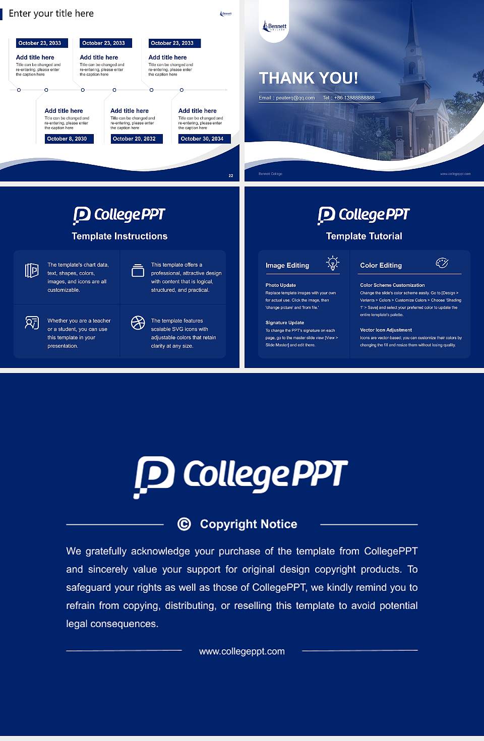 Bennett College Lecture Sharing and Networking Event PPT Template4:3 ratio PPT effect preview image4