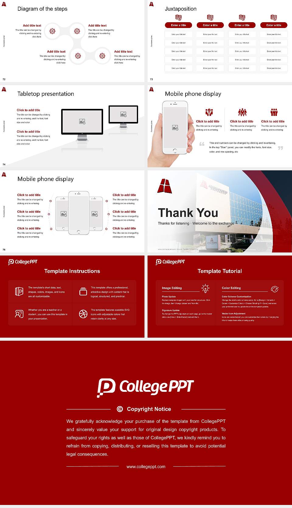 Azusa Pacific University Competition/Entrepreneurship Contest PPT Template16:9 ratio PPT effect preview image9