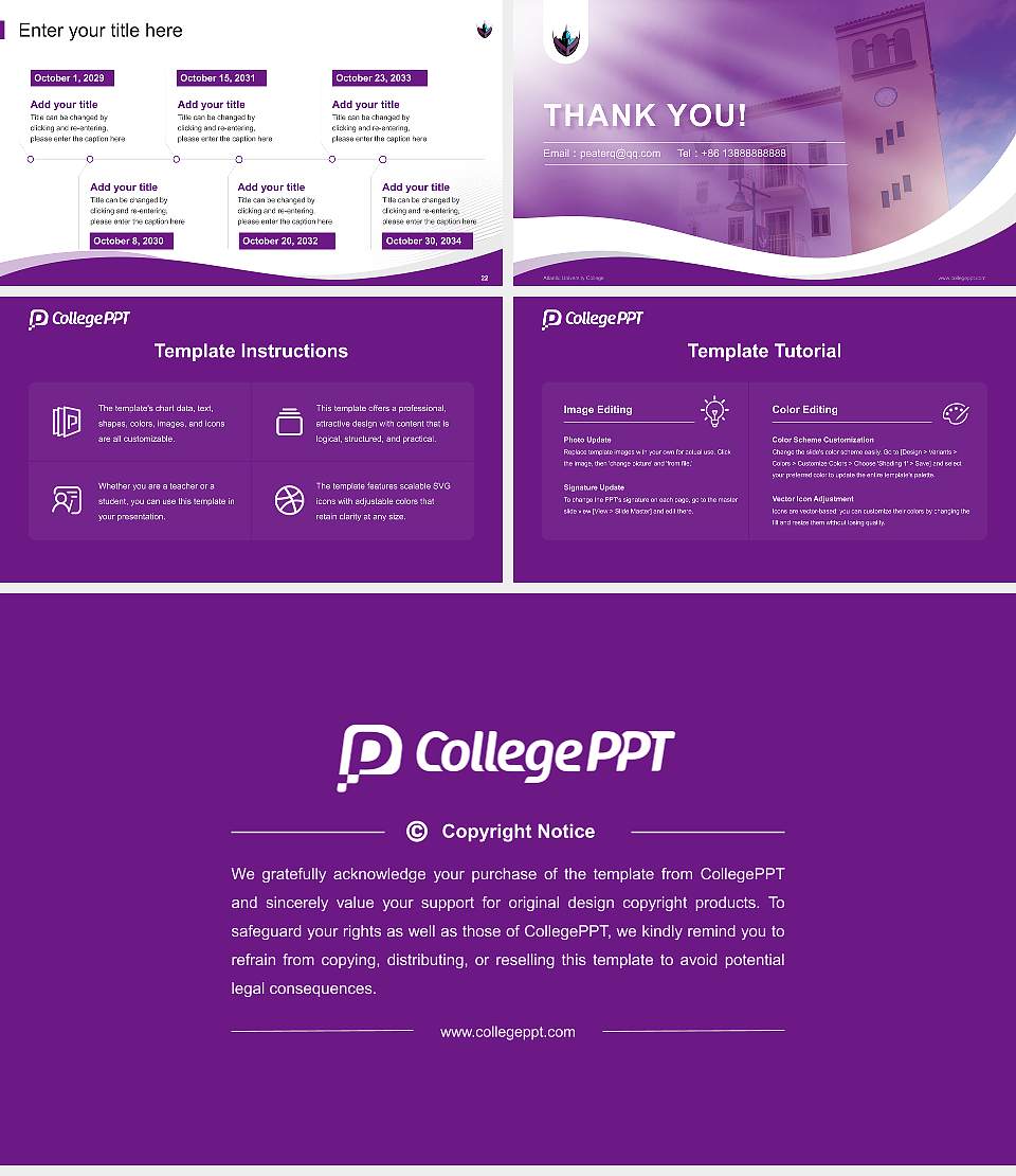 Atlantic University College Lecture Sharing and Networking Event PPT Template16:9 ratio PPT effect preview image4