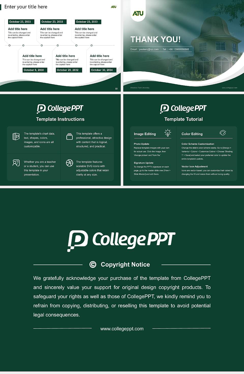 Arkansas Tech University Lecture Sharing and Networking Event PPT Template4:3 ratio PPT effect preview image4