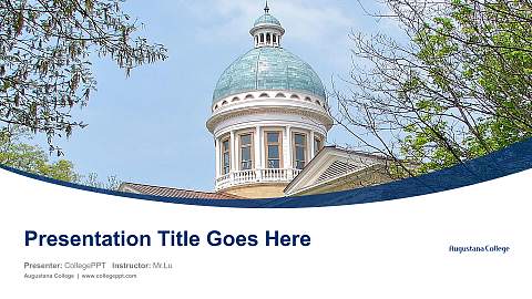 Augustana College Course/Courseware Creation PPT Template