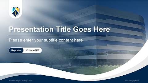 Arizona College of Nursing-Tempe Lecture Sharing and Networking Event PPT Template