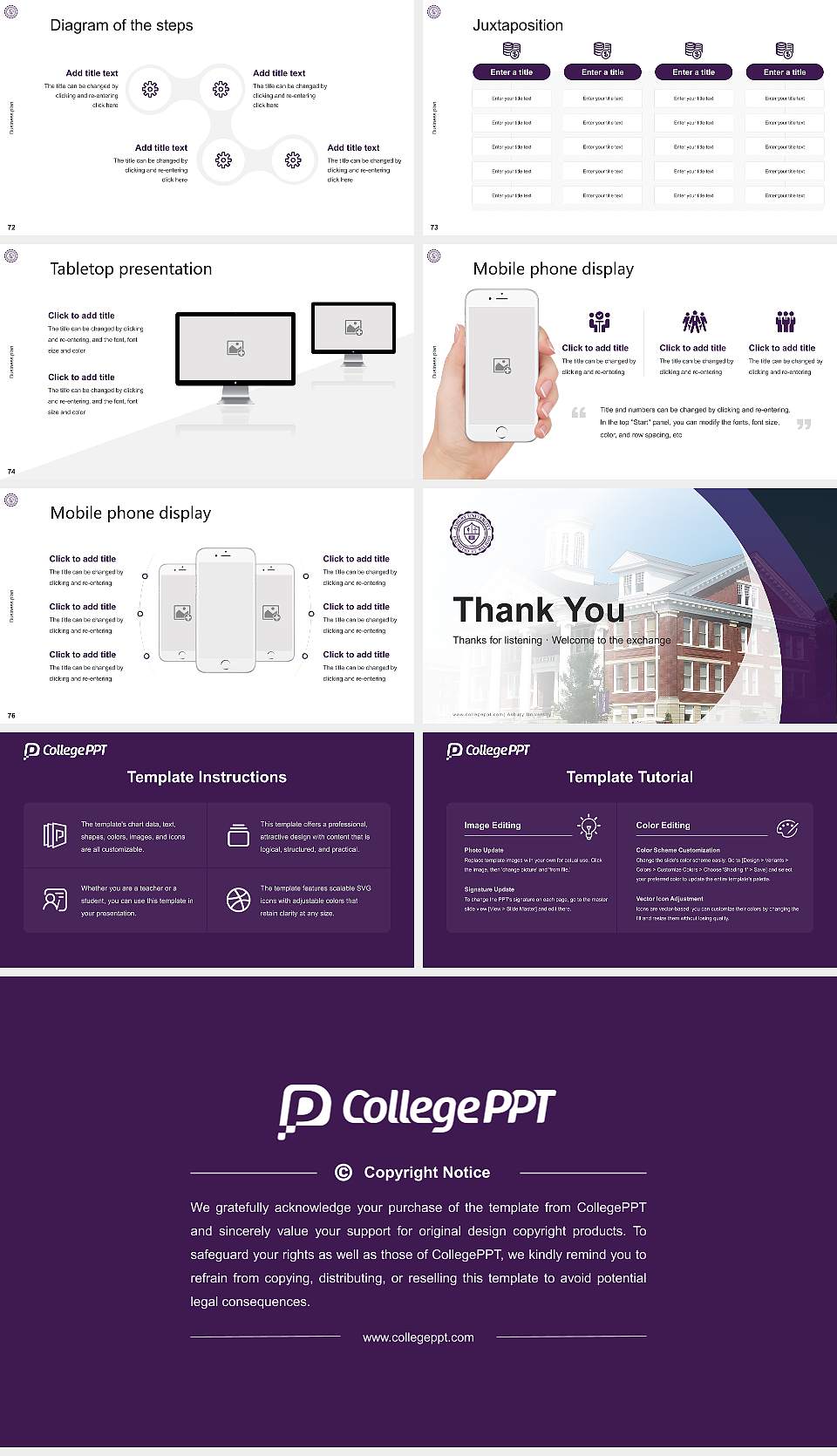 Asbury University Competition/Entrepreneurship Contest PPT Template16:9 ratio PPT effect preview image9