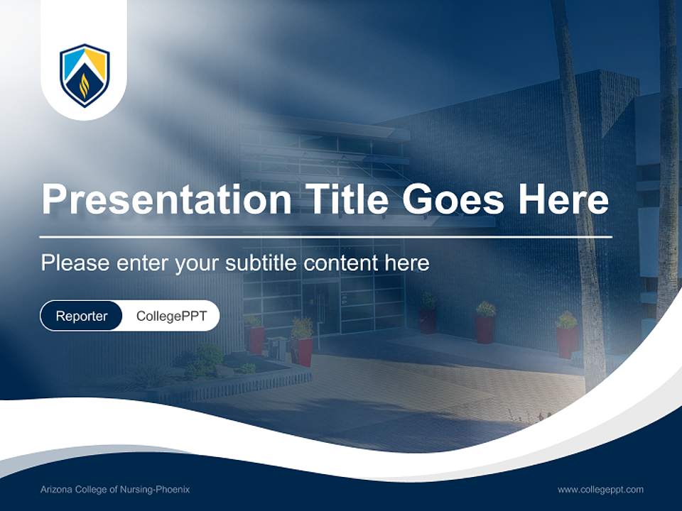 Arizona College of Nursing-Phoenix Lecture Sharing and Networking Event PPT Template4:3 ratio PPT effect preview image4