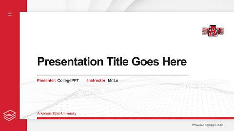 Arkansas State University Thesis Proposal/Graduation Defense PPT Template