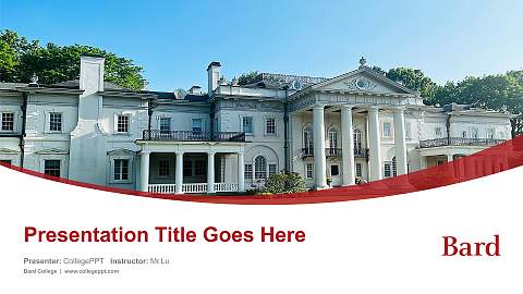 Bard College Course/Courseware Creation PPT Template