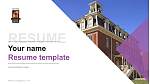 Arkansas Baptist College Resume PPT Template