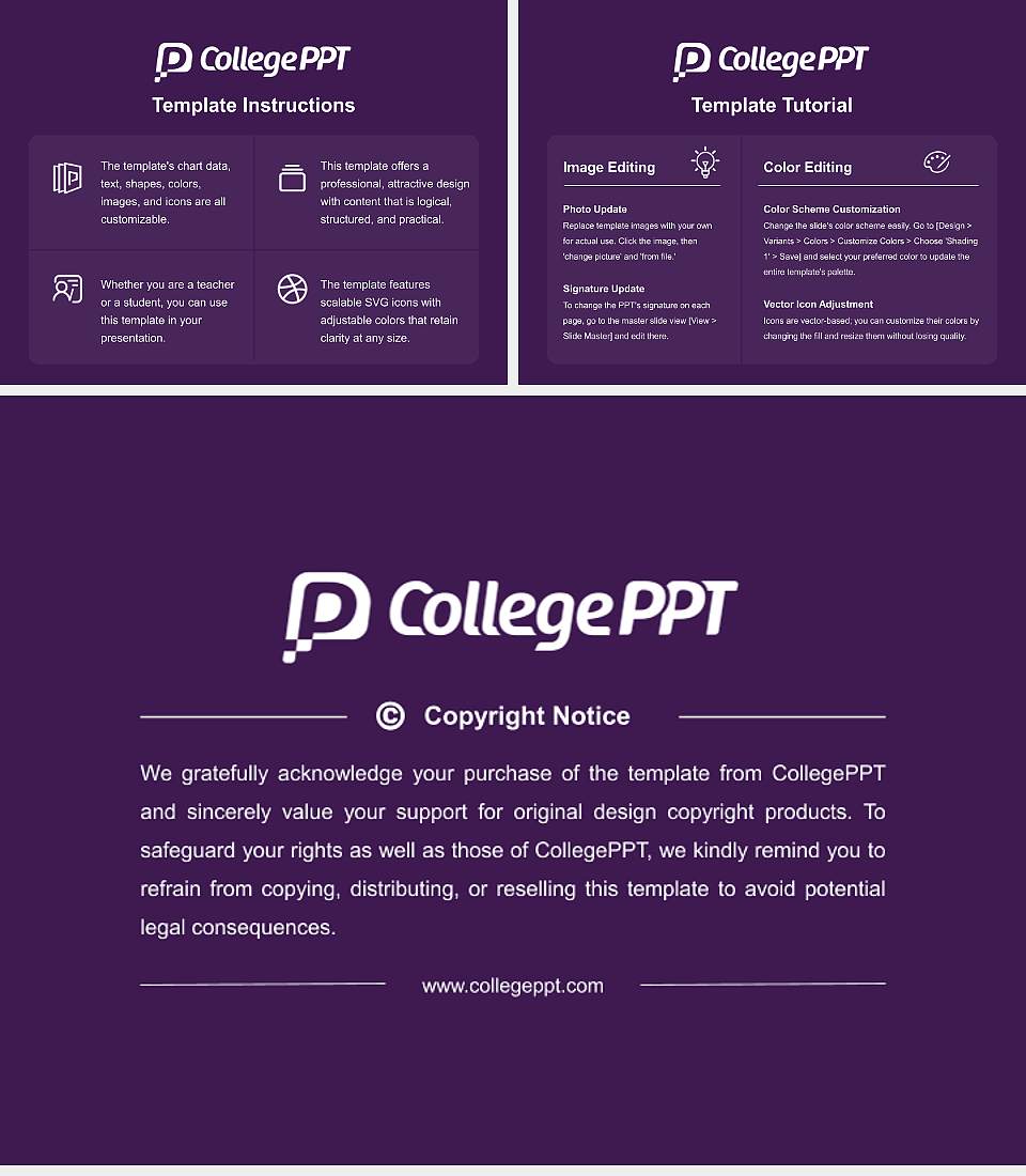 Asbury University Course/Courseware Creation PPT Template4:3 ratio PPT effect preview image5