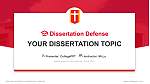 Baptist University of the Americas学位論文弁論PPTテンプレート