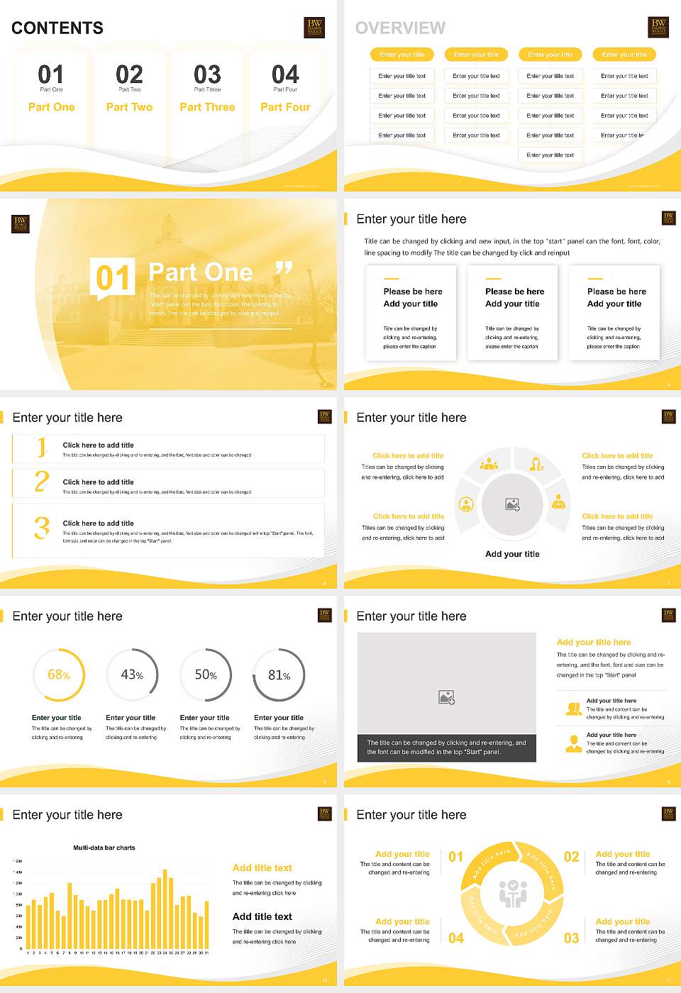 Baldwin Wallace University Lecture Sharing and Networking Event PPT Template16:9 ratio PPT effect preview image2