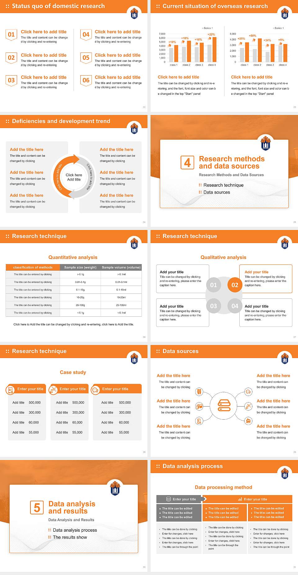 Baker University Graduation Thesis Defense PPT Template4:3 ratio PPT effect preview image4
