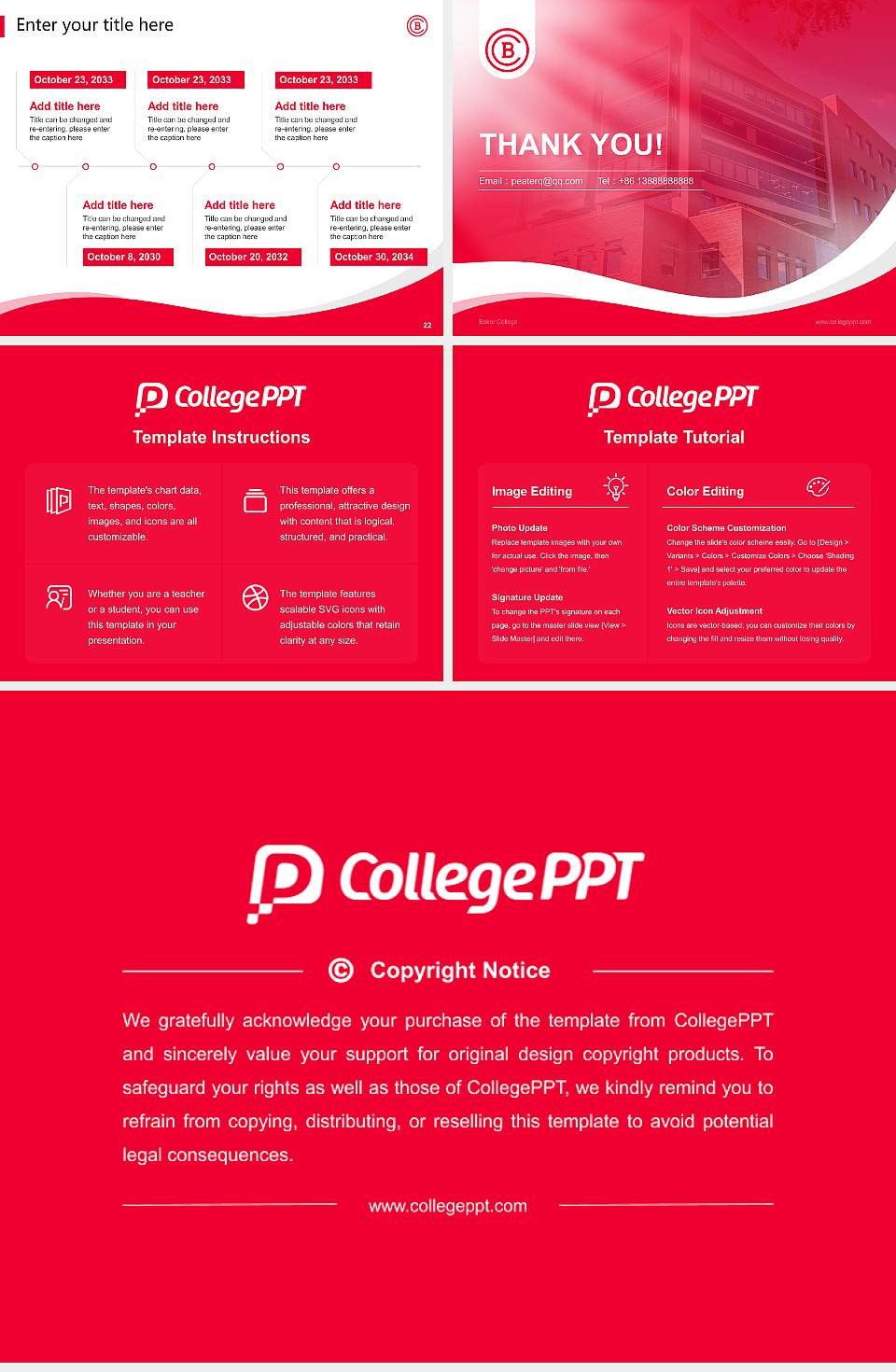 Baker College Lecture Sharing and Networking Event PPT Template4:3 ratio PPT effect preview image4