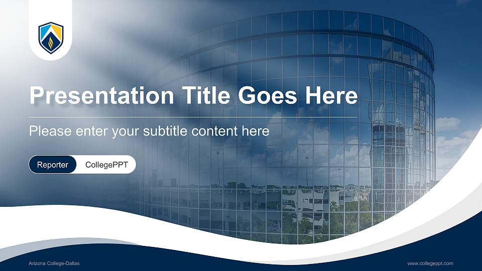 Arizona College-Dallas Lecture Sharing and Networking Event PPT Template16:9 ratio PPT effect preview image1