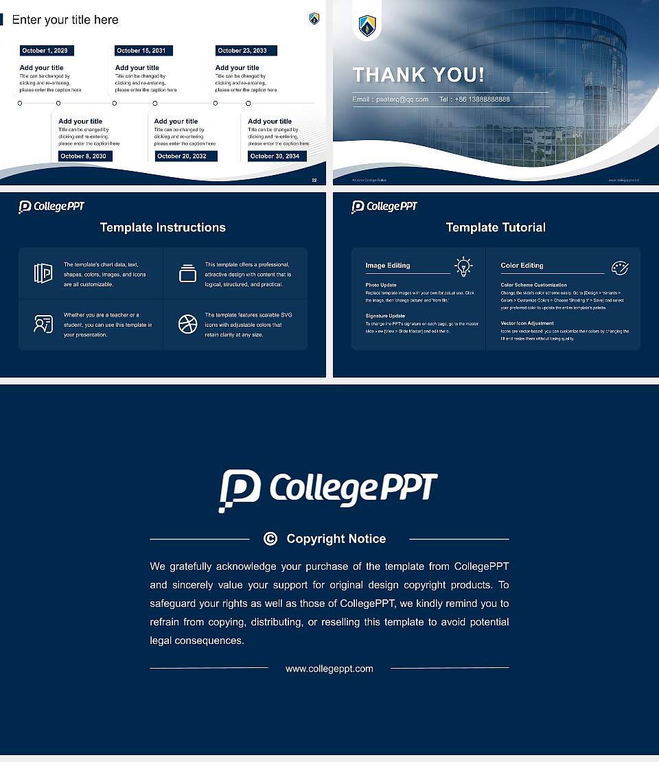 Arizona College-Dallas Lecture Sharing and Networking Event PPT Template16:9 ratio PPT effect preview image4