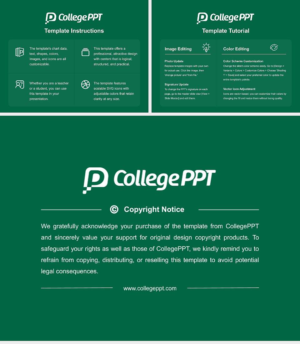 Babson College Course/Courseware Creation PPT Template4:3 ratio PPT effect preview image5