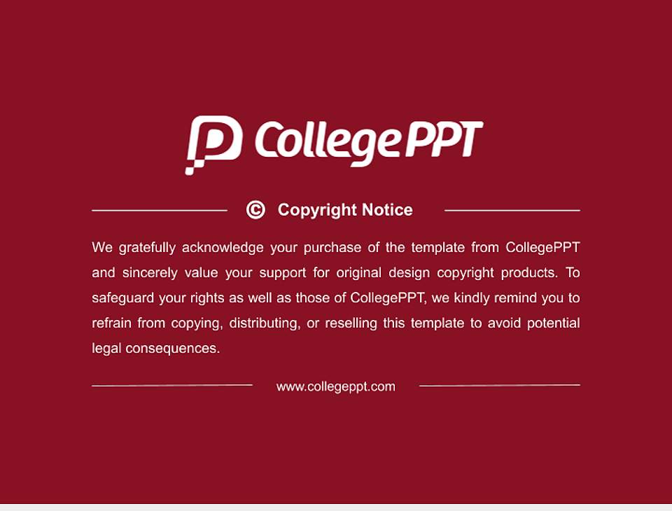 Bates College General Purpose PPT Template4:3 ratio PPT effect preview image6