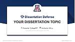 The University of Arizona Global Campus Disputation Powerpoint Vorlage
