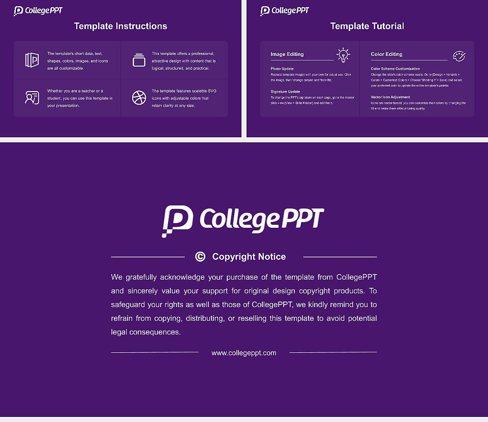Avila University Academic Presentation/Research Findings Report PPT Template16:9 ratio PPT effect preview image5