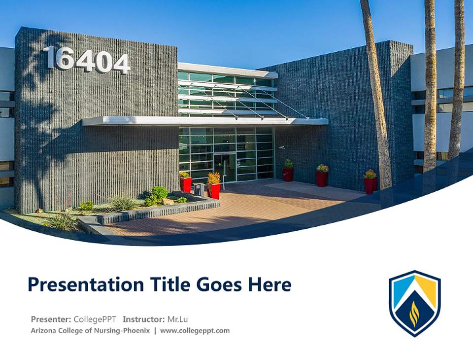Arizona College of Nursing-Phoenix Course/Courseware Creation PPT Template4:3 ratio PPT effect preview image5