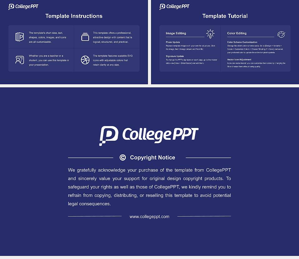 Aspen University Course/Courseware Creation PPT Template16:9 ratio PPT effect preview image5