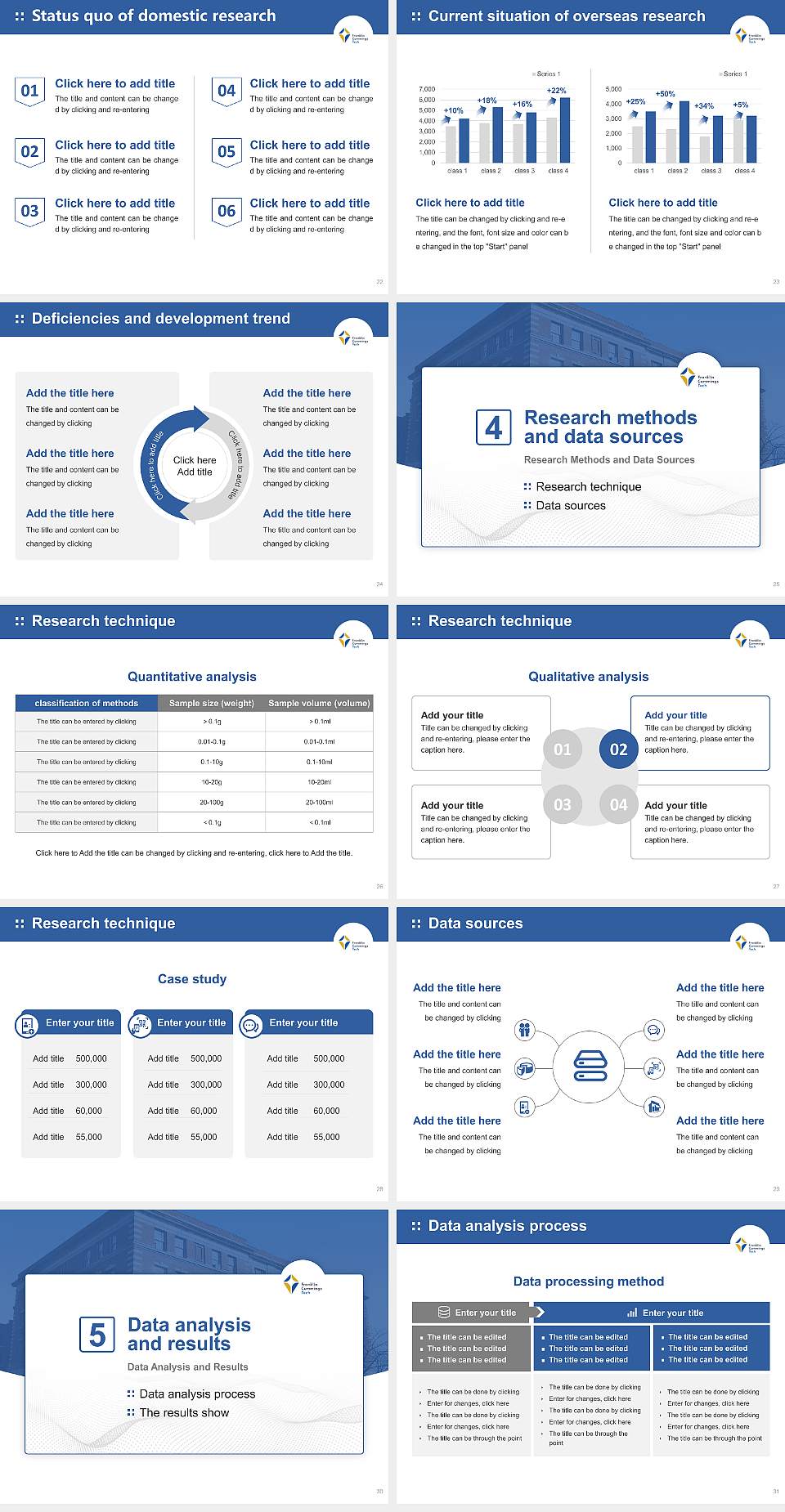 Benjamin Franklin Institute of Technology Graduation Thesis Defense PPT Template4:3 ratio PPT effect preview image4