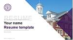 Asbury University CV PPT-sjabloon