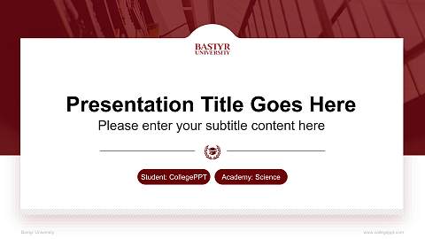 Bastyr University National Scholarship Defense PPT Template