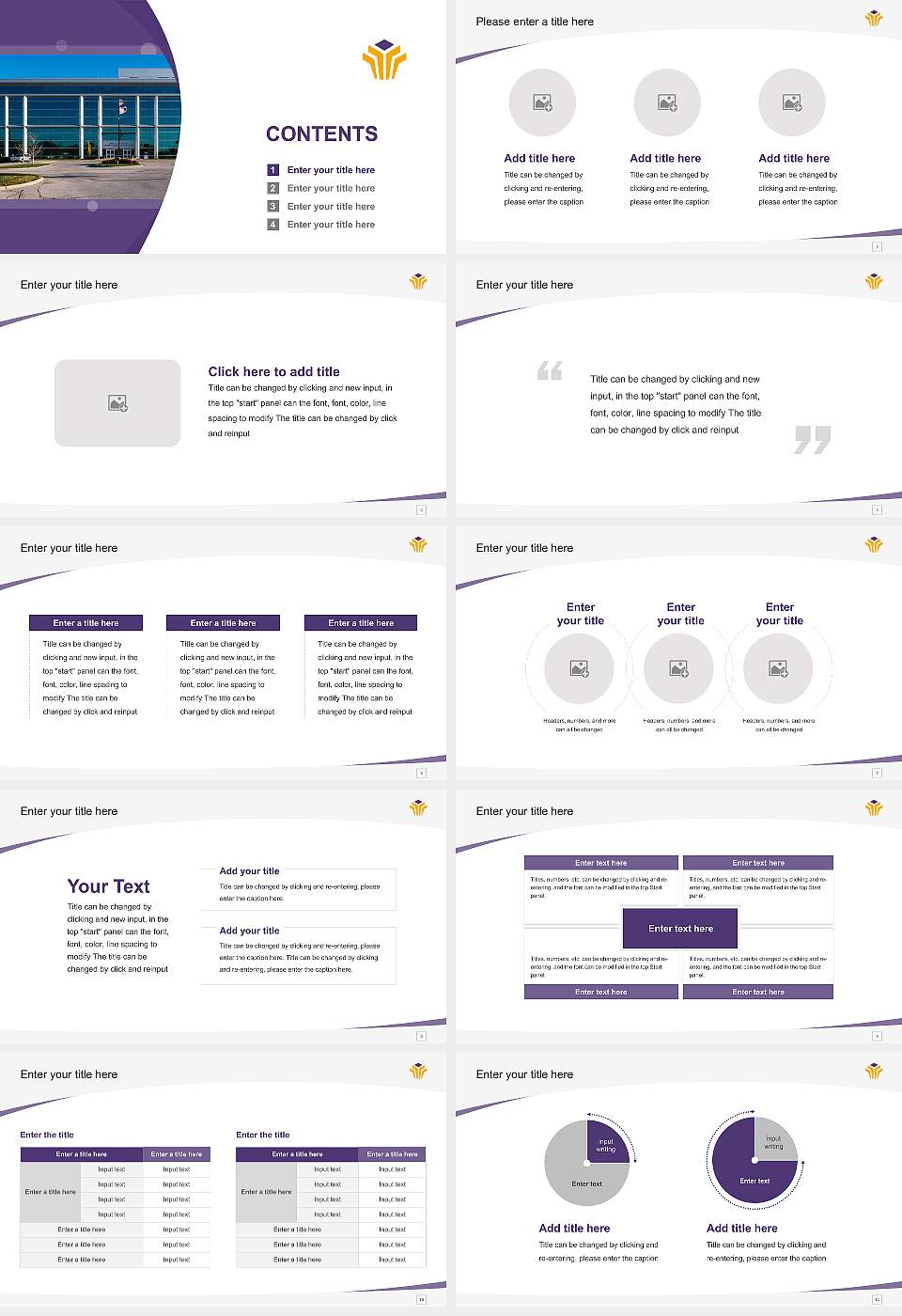Bellevue University Course/Courseware Creation PPT Template16:9 ratio PPT effect preview image2