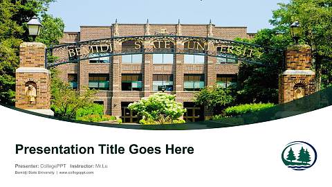 Bemidji State University Course/Courseware Creation PPT Template