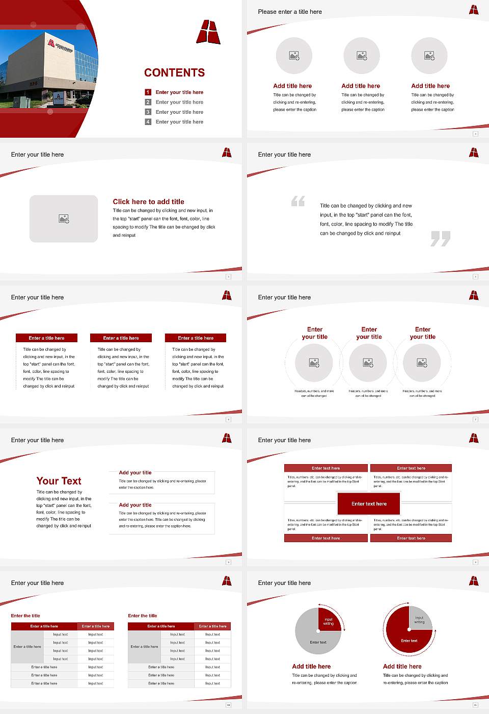 Azusa Pacific University Course/Courseware Creation PPT Template16:9 ratio PPT effect preview image2