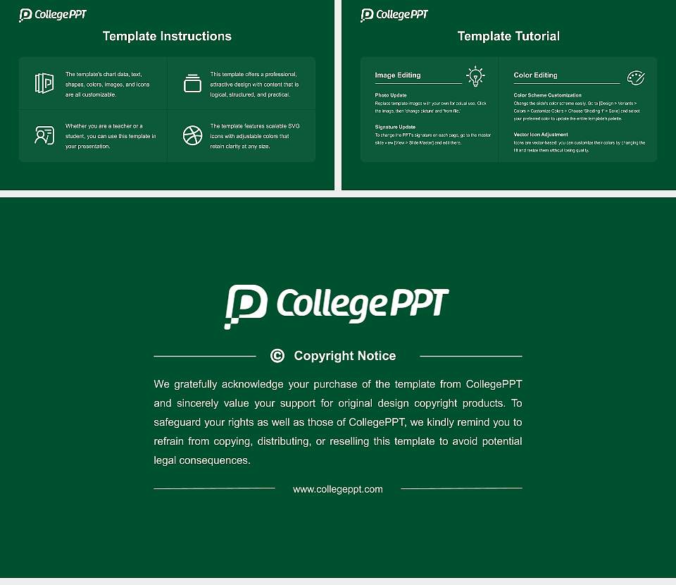 Belhaven University Course/Courseware Creation PPT Template16:9 ratio PPT effect preview image5