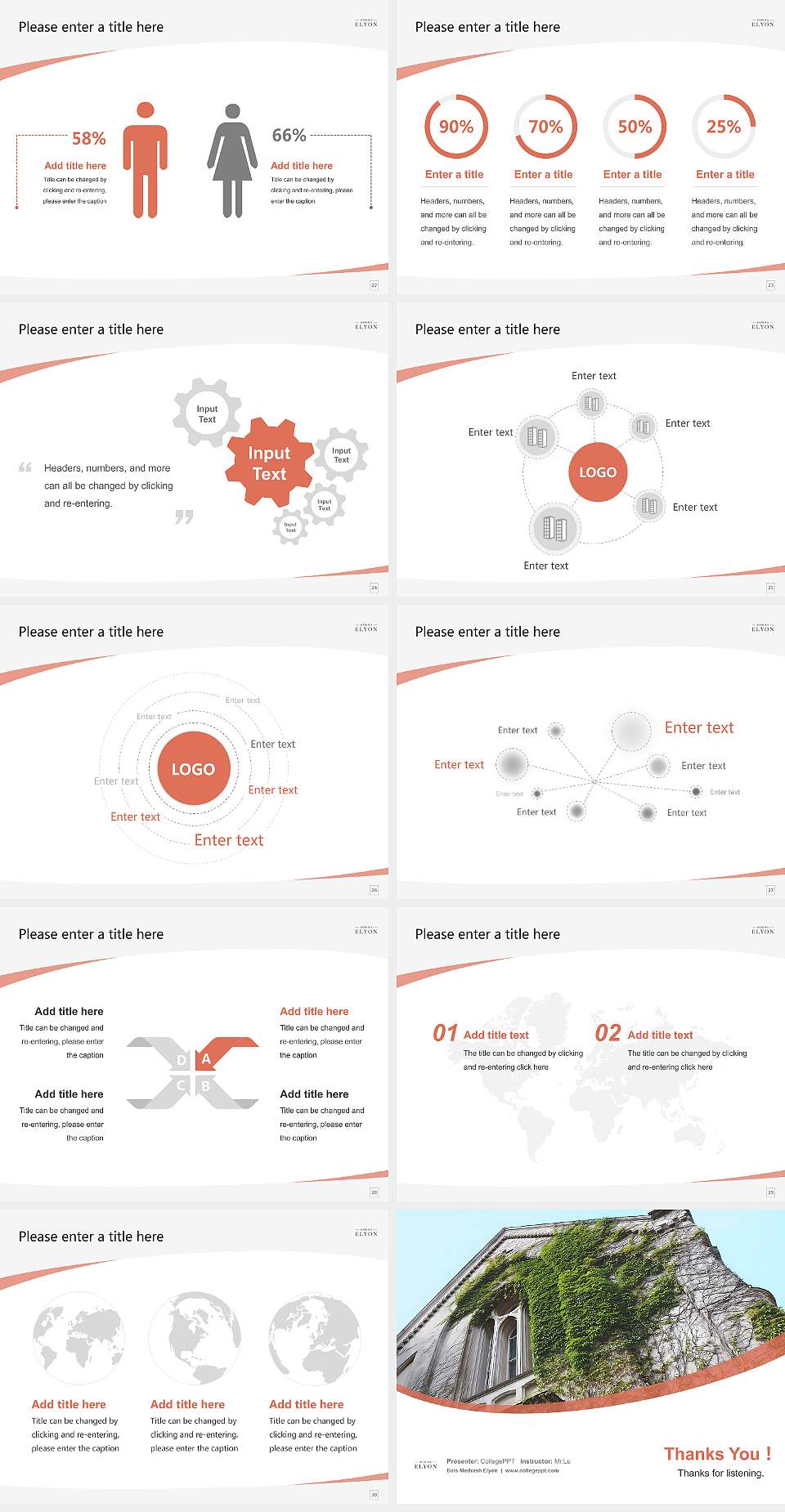 Bais Medrash Elyon Course/Courseware Creation PPT Template4:3 ratio PPT effect preview image4