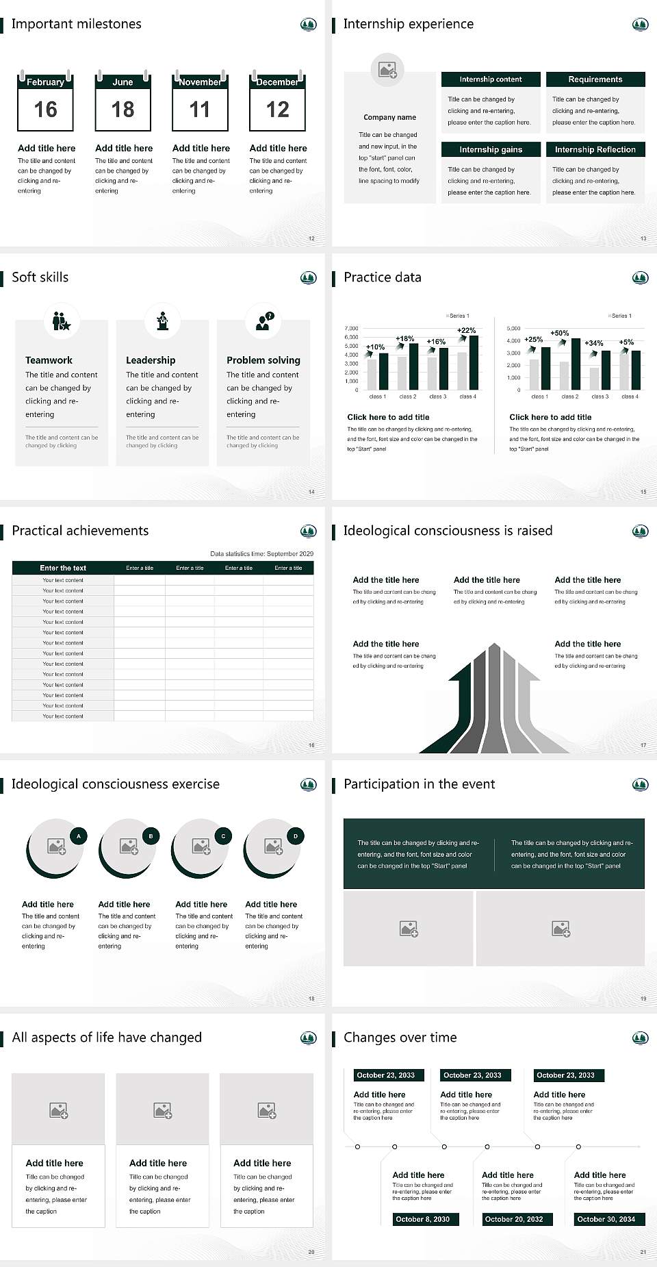 Bemidji State University National Scholarship Defense PPT Template4:3 ratio PPT effect preview image3