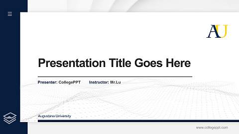 Augustana University Thesis Proposal/Graduation Defense PPT Template