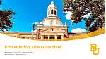 Baylor University Pelajaran Templat PPT