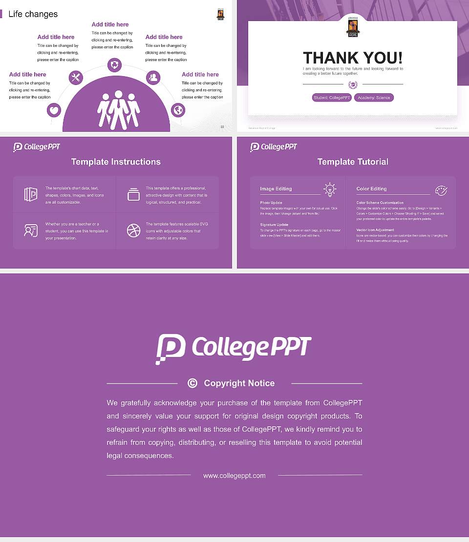 Arkansas Baptist College National Scholarship Defense PPT Template16:9 ratio PPT effect preview image4